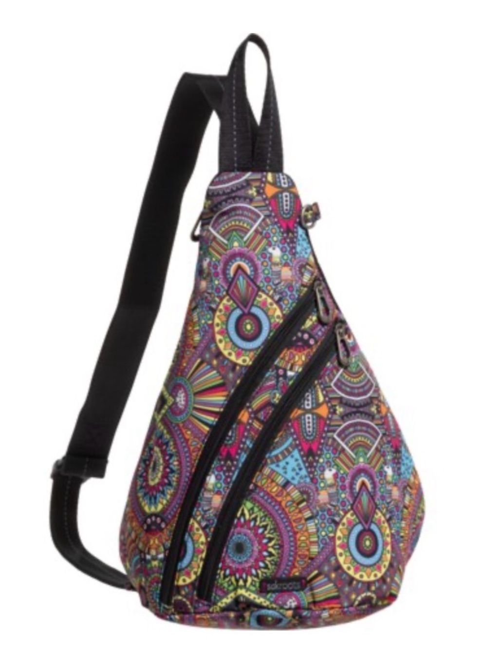 NWT- Sakroots ‘On The Go’ Sling Backpack in Rainbow Wanderlust